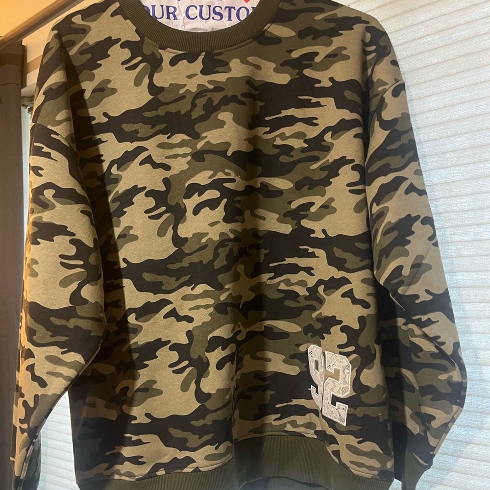 Women's Camouflage Sweater